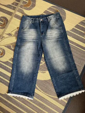 레이스 청바지