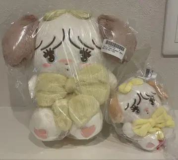 mikko 안아주는 리본 봉제 인형 마스코트 수플레 2세트