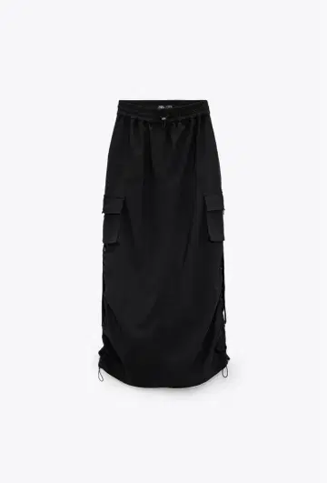 새상품급 ZARA 카고 미디 스커트 XS