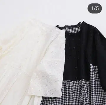 사만사 모스모스 Lace collection 오버 레이스 절개 원피스