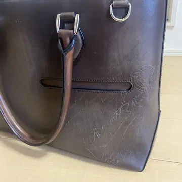 새상품급 벨루티 Berluti 토트백 투 다크 브라운