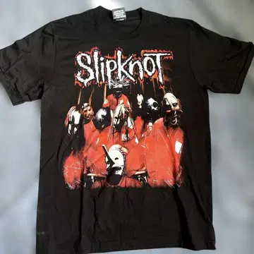 [새상품] SLIPKNOT 슬립낫 밴드T L 사이즈 양면 프린트