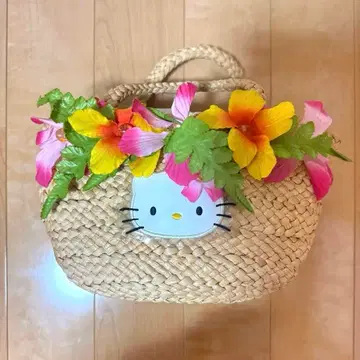한정 가격 초레어 헬로키티 바스켓 백 트로피컬 키티 후르츠 백