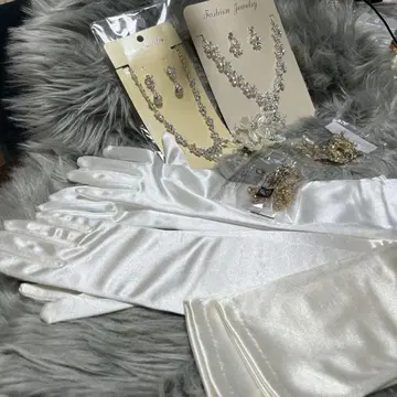 SHEIN 브라이덜 액세서리 7세트 웨딩 신부 결혼식 그로브