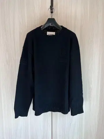 [새상품급] JILSANDER 질 샌더 케이블 니트 패치 니트 48