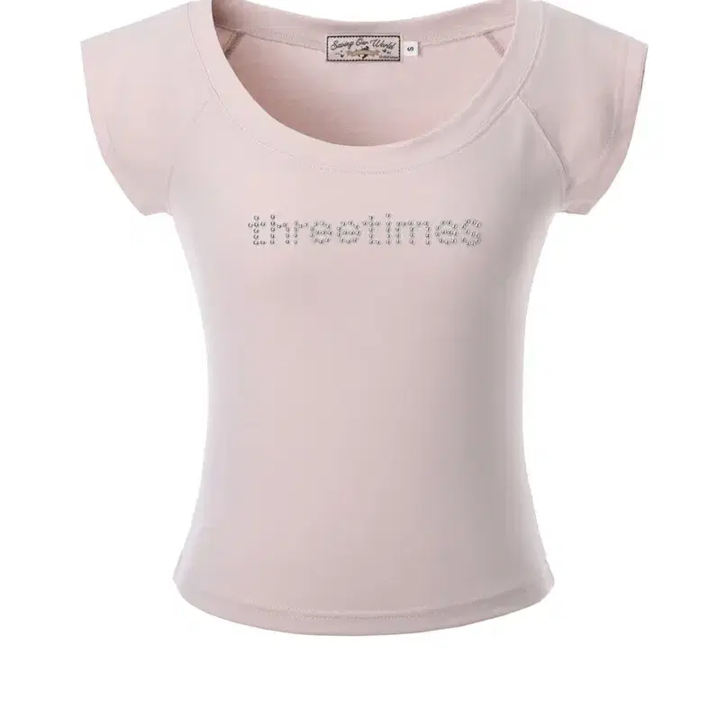 [threetimes]★Bijou logo tee 3色★韓国人気★アイドル着用 threetimes]☆Bijou logo tee 3色☆韓国人気☆アイドル着用