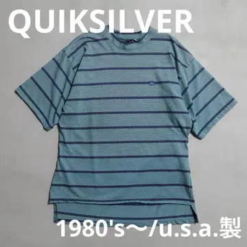 레어 새상품급 퀵실버 80년대 올드 서프 티셔츠 usa 보더