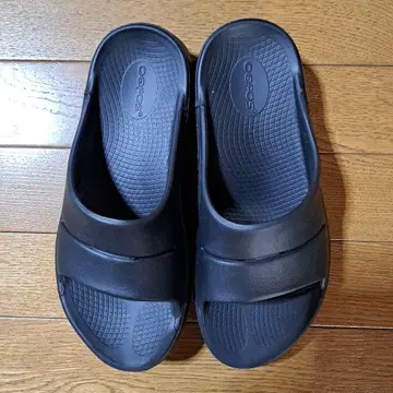 Oofos 리커버리 샌들 블랙