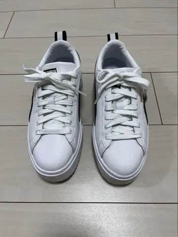 PUMA 플랫폼 스니커즈 화이트/블랙