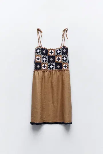 ZARA 대비 크로셰 원피스