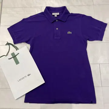 LACOSTE 라코스테 피케 셔츠 L1212AL 퍼플 US XS