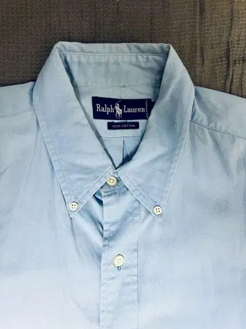 Ralph Lauren 버튼 다운 셔츠 라이트 블루 XL