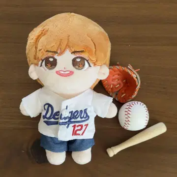YUTA 봉제 인형 야구 의상 20cm