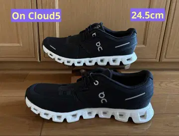 [ On 스니커즈 ] Cloud5 블랙 24.5cm
