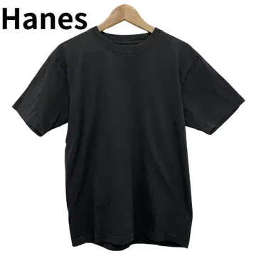 Hanes BEEFY 무지 티셔츠 남성용 반팔 둥근넥 코튼 M