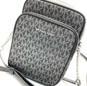 MICHAEL KORS 숄더백 블랙 실버