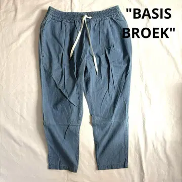 BASISBROEK 데님 턱 팬츠 버지스 브룩