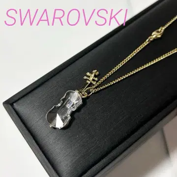 SWAROVSKI 스와로브스키 바이올린 모티브 목걸이