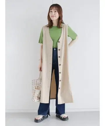 지레 점퍼 스커트