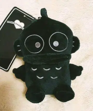 한교동 마스코트 참 블랙 아트 시리즈 마스코트 홀더