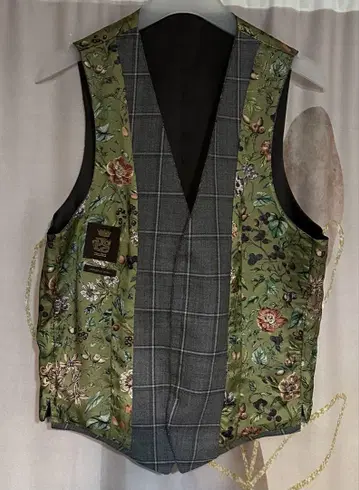 폴 스미스 컬렉션 인디비주얼 오더 체크 꽃무늬 베스트