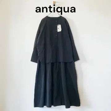 택 포함 미사용 antiqua 안티카 부잠 카라 도킹 원피스
