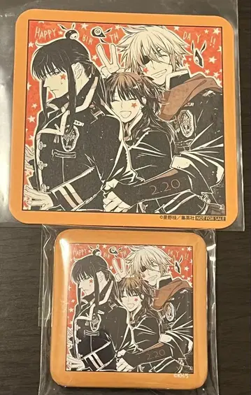캔뱃지 코스터 칸다 유 라비 리나리 D.Gray-man 카페