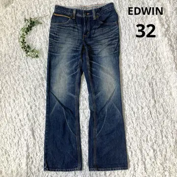EDWIN 데님 블루 441XVS 부츠 컷 데님 사이즈 32