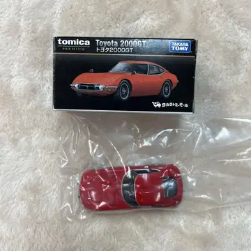 중고 타카라토미 토미카 프리미엄 도요타 2000GT 레드 미니카