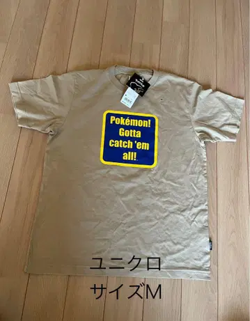 유니클로 포켓몬 Gotta catch 'em all! 티셔츠 M 사이즈