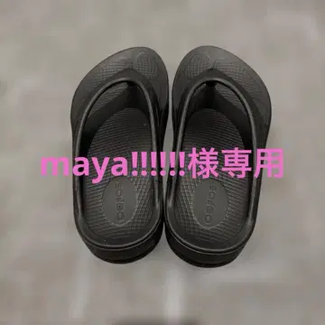 Oofos 블랙 샌들 EU 37
