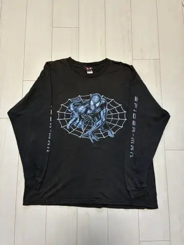 2002년 스파이더맨 롱 티셔츠 블랙