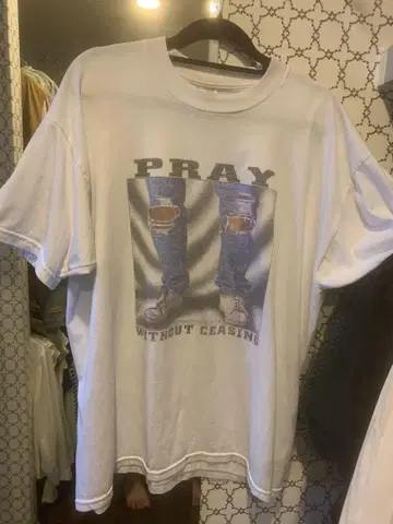 Fruit of the Loom XL 화이트 티셔츠