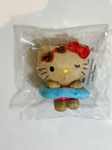 로데오 크라운 일광화상 키티 바캉스 마스코트 홀더 산리오