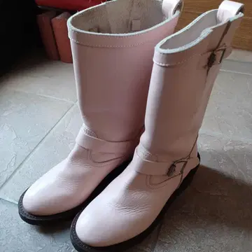 RNA 엔지니어 부츠 가죽 핑크 M 24cm.