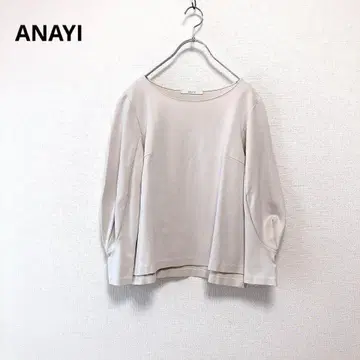ANAYI 아나이 레이온 혼방 볼륨 슬리브 풀오버 38 핑크