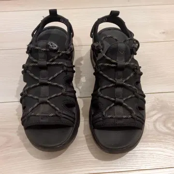 푸마 시리아 웨지 샌들 25cm 블랙