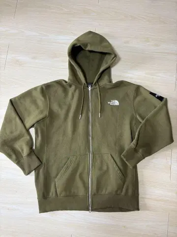THE NORTH FACE 풀 지퍼 후디 M 올리브