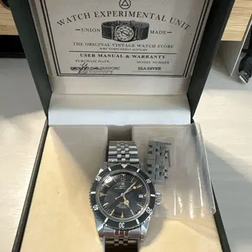 WMT SEA DIVER 오토매틱 손목시계