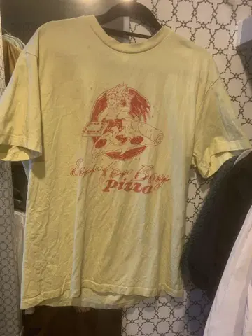 Stranger Things Surfer Boy Pizza 티셔츠 M