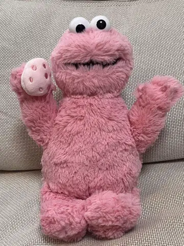 쿠키 몬스터 핑크 봉제 인형