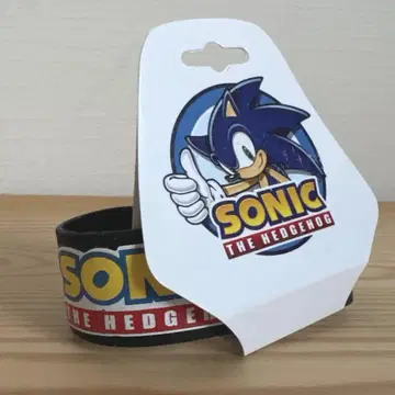 [ 새 상품 ] 초레어 SEGA 20주년 소닉 실리콘 리스트 밴드