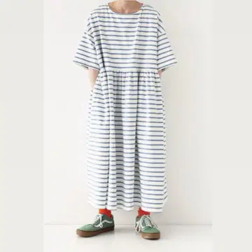네스트로브 애리조나 코튼 보더 원피스
