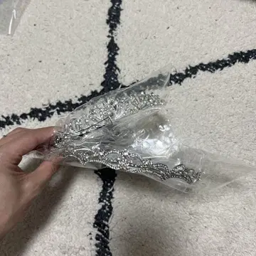 결혼식 티아라 2개 세트