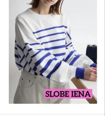 택 포함 새상품 SLOBE IENA 볼륨 슬리브 니트 풀오버