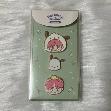 nct 산리오 정우 핀 배지