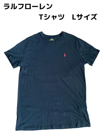 랄프 로렌 티셔츠 XL 네이비 블랙