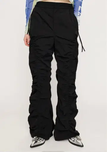 SLY ASYMMETRY GATHER 팬츠