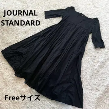일본제 저널 스탠다드 롱 원피스 칠부 워셔블
