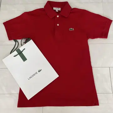 LACOSTE 라코스테 피케 셔츠 L1212AL 레드 US XS